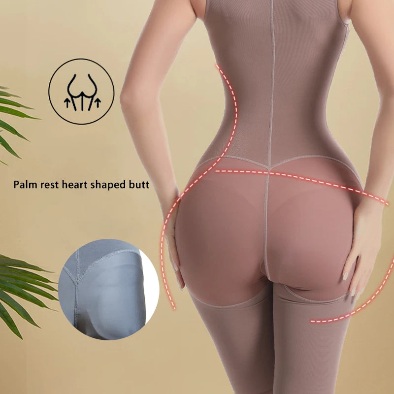 Wholesale Colombian Girdles Free Breast Postoperative Girdles Underwear in Wedding Dress Colombian Sheath for Women