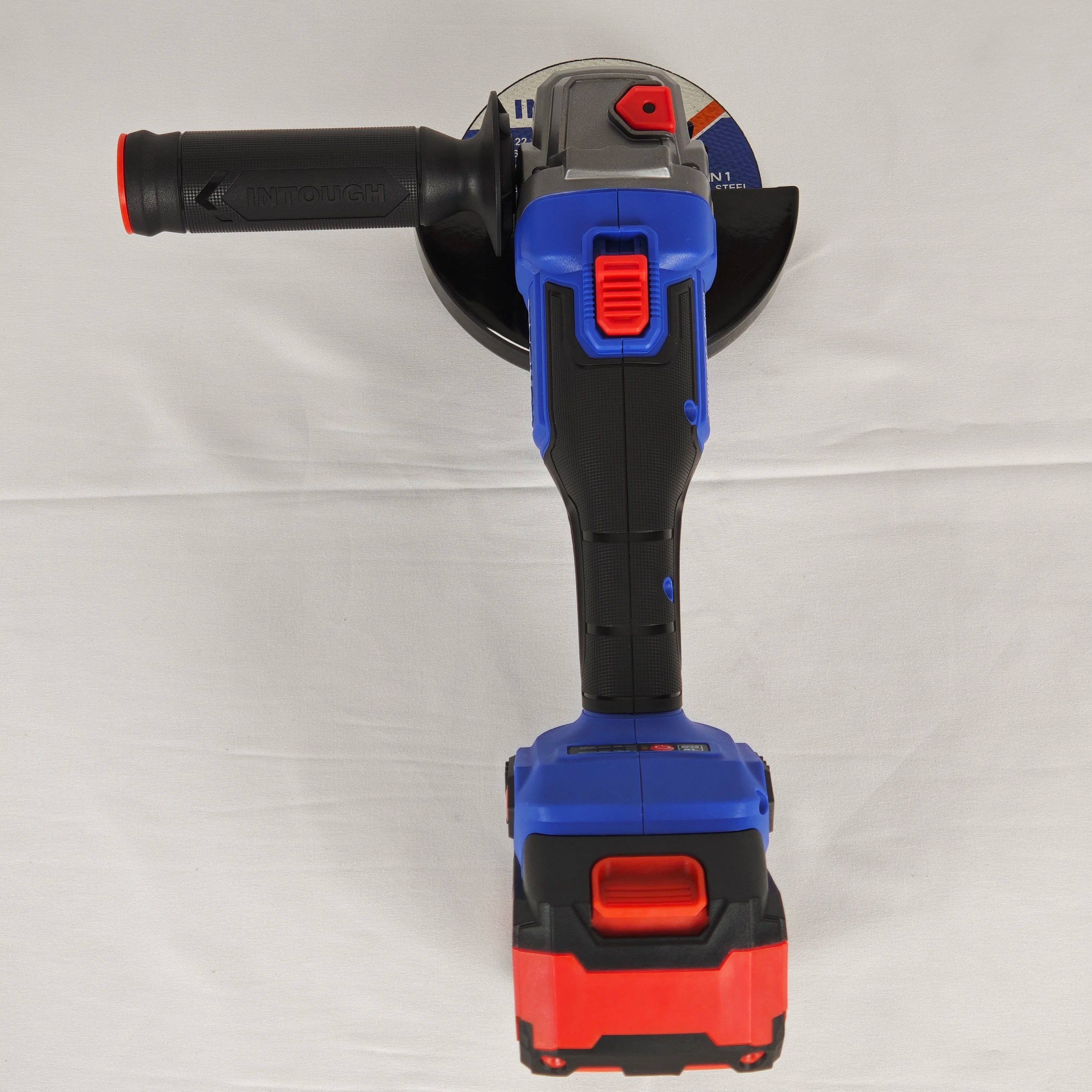 INTOUGH 20V Cordless Brushless Angle Grinder Battery Rechargeable 125mm Portable Angle Grinder