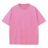 Custom Embroidered 230g Polyester/Cotton Washed Regular Fit T-shirt A3