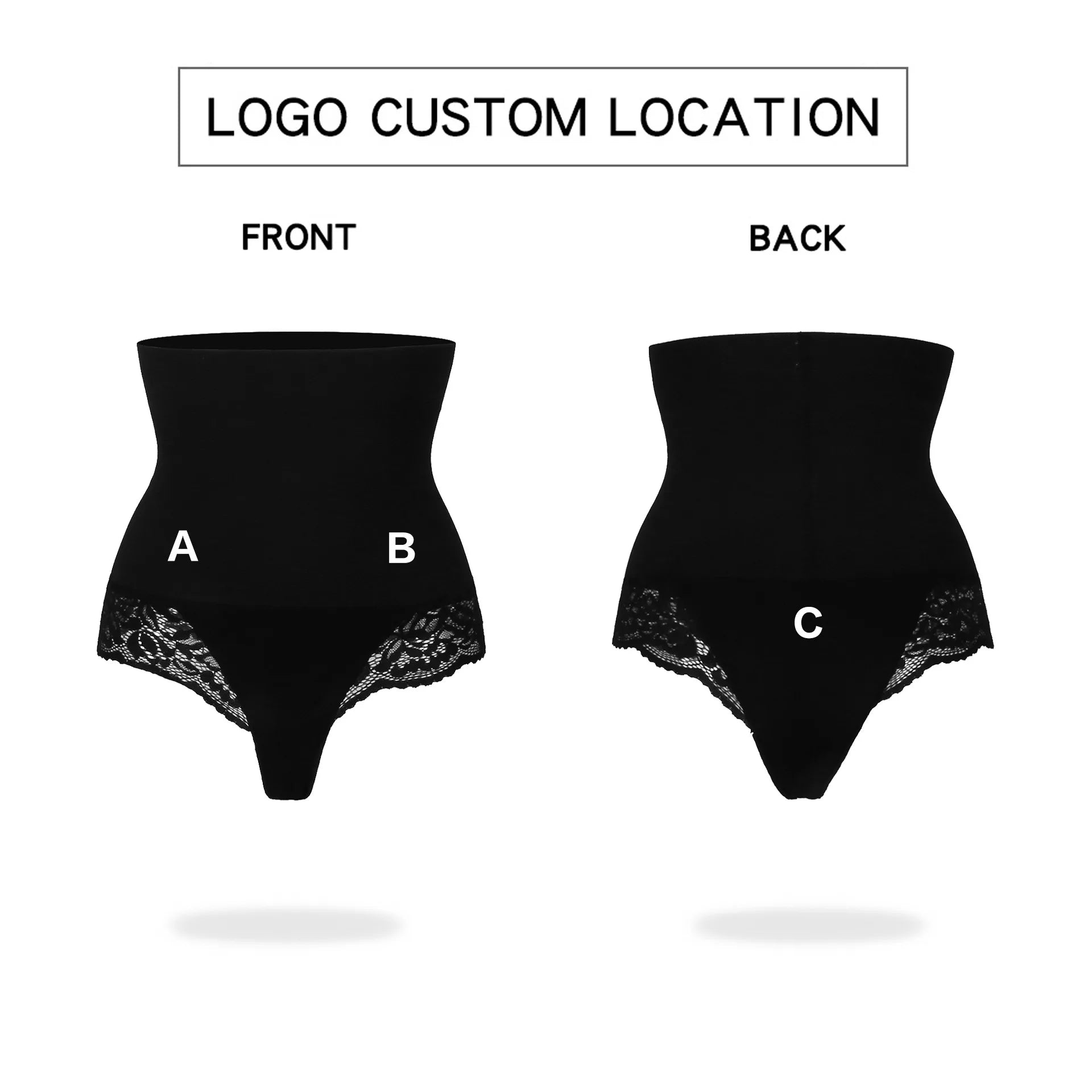 Women's Cross-Border Mid-Waist Lace Body Shapers Firm Tummy Control Underwear Pants with Hip Lift Everyday Style