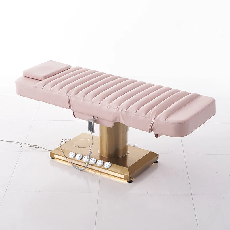 HICOMED Factory Supplier Luxury 3 Motor Electric Beauty Massage Bed for Eyelash Extensions Facials and Waxing Beauty Bed