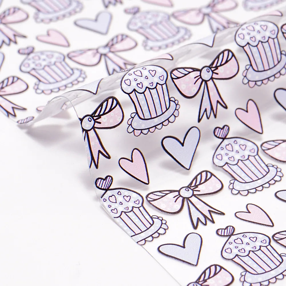 30CM*120CM Cartoon Character PVC TPU Vinyl Leather Garment Accessories Material Transparent Iridescent Mermaid Cake 1mm Sofa Bag