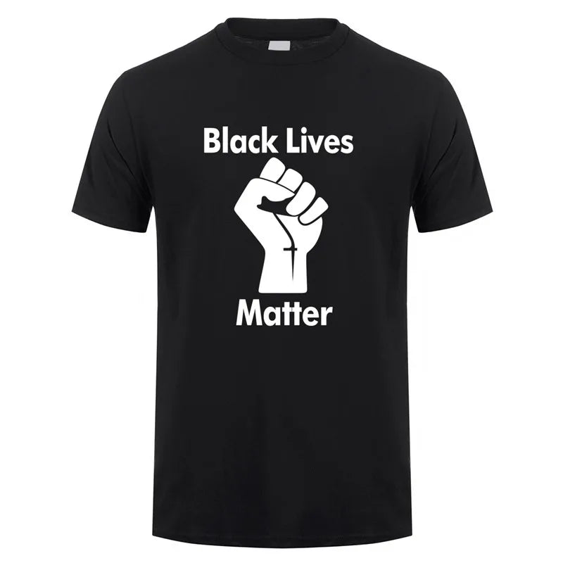 Black Lives Matter T Shirt Short Sleeve Cotton BLM T-shirt Black Life Matter Tshirt Men Unisex 14 STYLES Clothing XS-5XL
