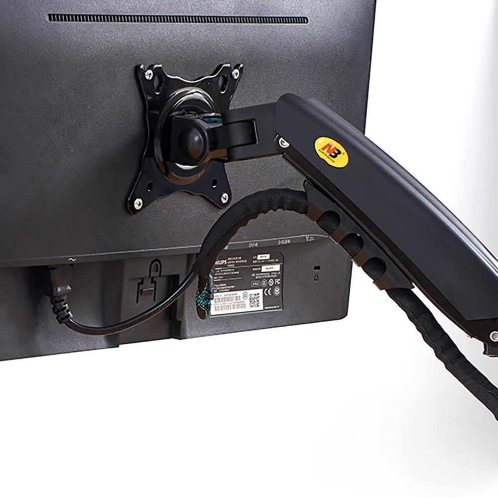 F80 Gas Spring 17-30 inch Desktop LED LCD Monitor Mount Holder Arm Ergonomic Gas Strut Flexi Mount Load 2~9kgs