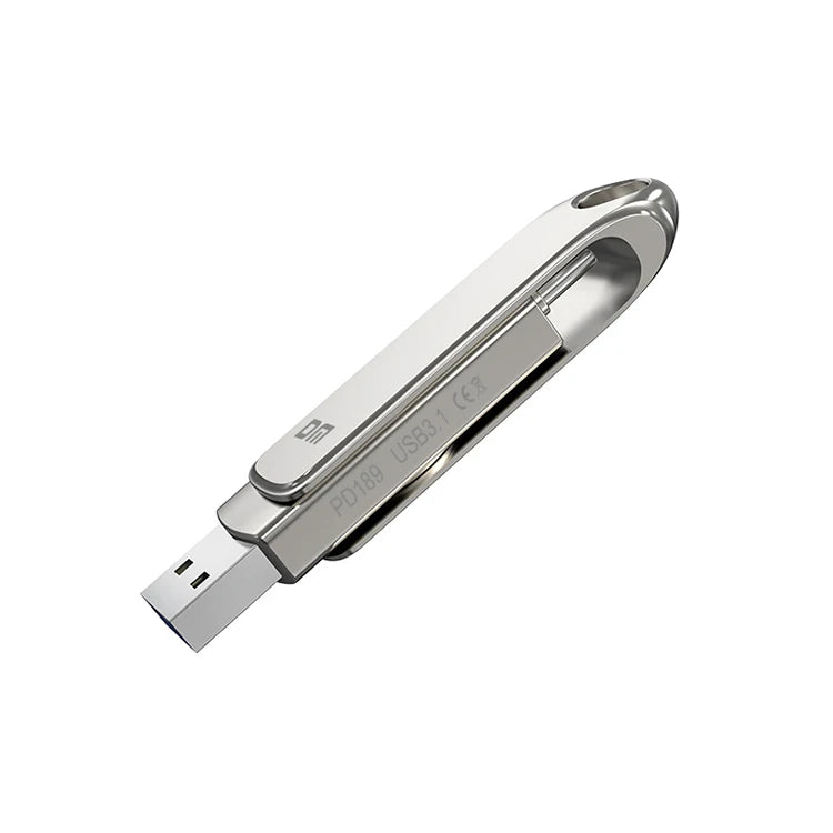 OTG USB 3.2 Type C Pen Drive Stick Memory 32GB/64GB/128GB Custom Swivel USB Flash Drives for Smart Devices