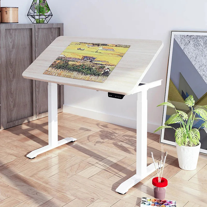 Modern Ergonomic Flip Desktop Laptop Desk Mobile Height Adjustable Working Computer Study Draft Drawing Table