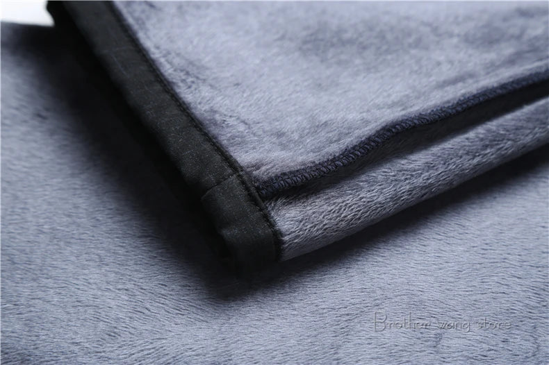 Winter New Men's Warm Casual Pants Business Fashion Fleece Thick Plaid Trousers Office Stretch Pants Male Brand Clothing