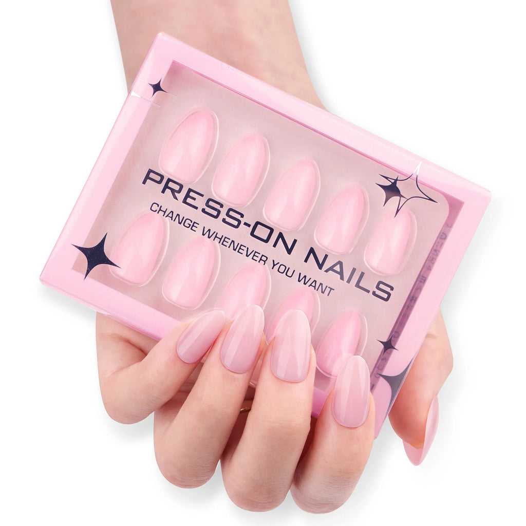 Wholesale 30 Pieces of High-End Minimalist French White Border Short Style Acrylic Press on Nails Customize False Nails GD25