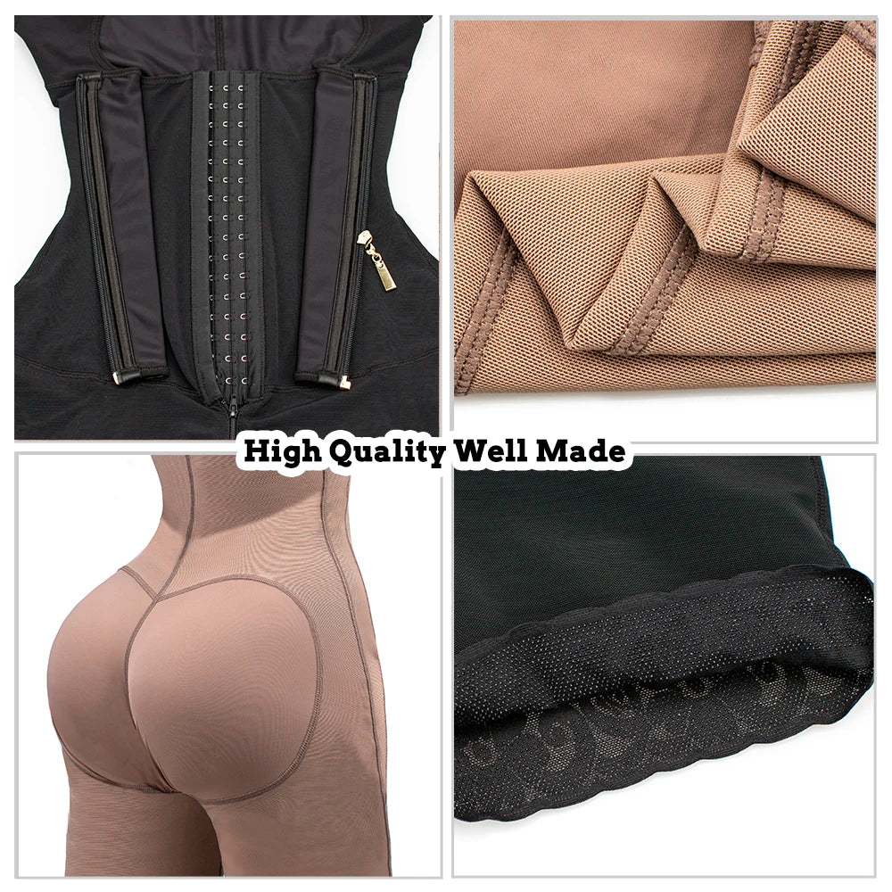 Original Hourglass Colombian Shapewear High Compression Post Lipo Surgery Sculpting Sheath Corset Shapers Slimming Girdle Fajas