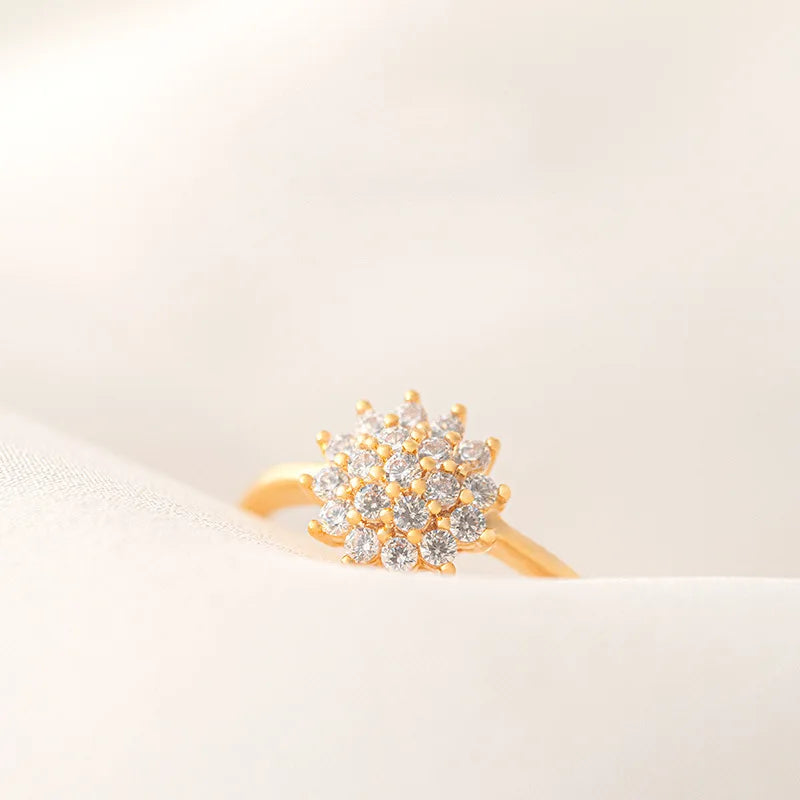 14K Gold 1.5 Carats Diamond Ring for Women Luxury Engagement Bizuteria Anillos Gemstone 14K Yellow Gold Diamond Wedding Ring Box