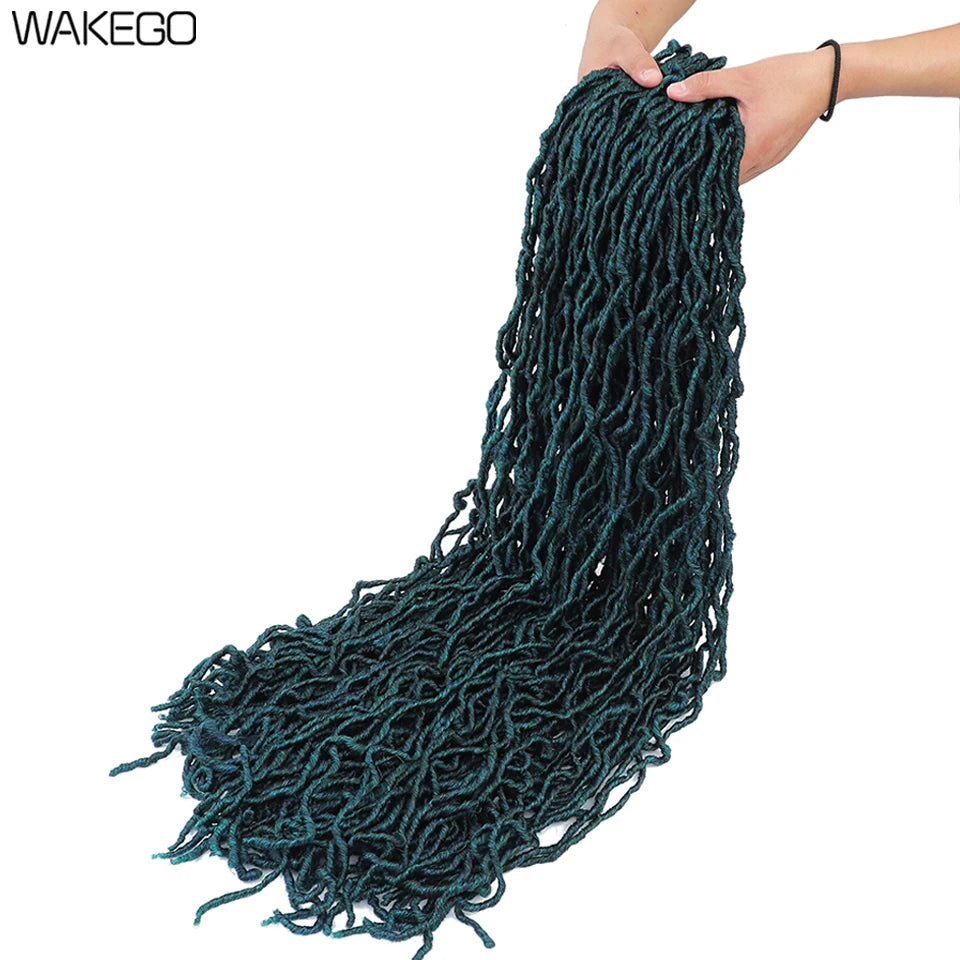 Top Faux Dreadlocks Extension 36 pulgadas Super Long New Faux Locks Crochet Braid Bouclé Pre Extended New Soft Locs Crochet Hair