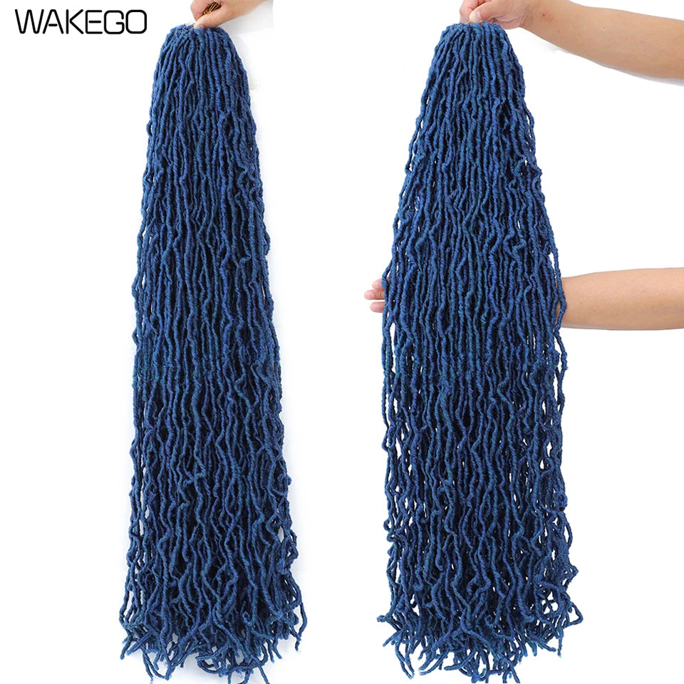 Top Faux Dreadlocks Extension 36 pulgadas Super Long New Faux Locks Crochet Braid Bouclé Pre Extended New Soft Locs Crochet Hair