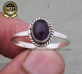 Women's Middle Finger Agate Oval Cut Gemstone Wedding Ring Vintage Boho Style Sterling Silver Party Cute Unique Design Handmade
