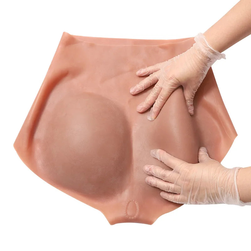 Silicone Bums Butt and Hips Triangles Buttock Pants Lift Buttocks Shaper Padded Pants Large Size Women's Underwear