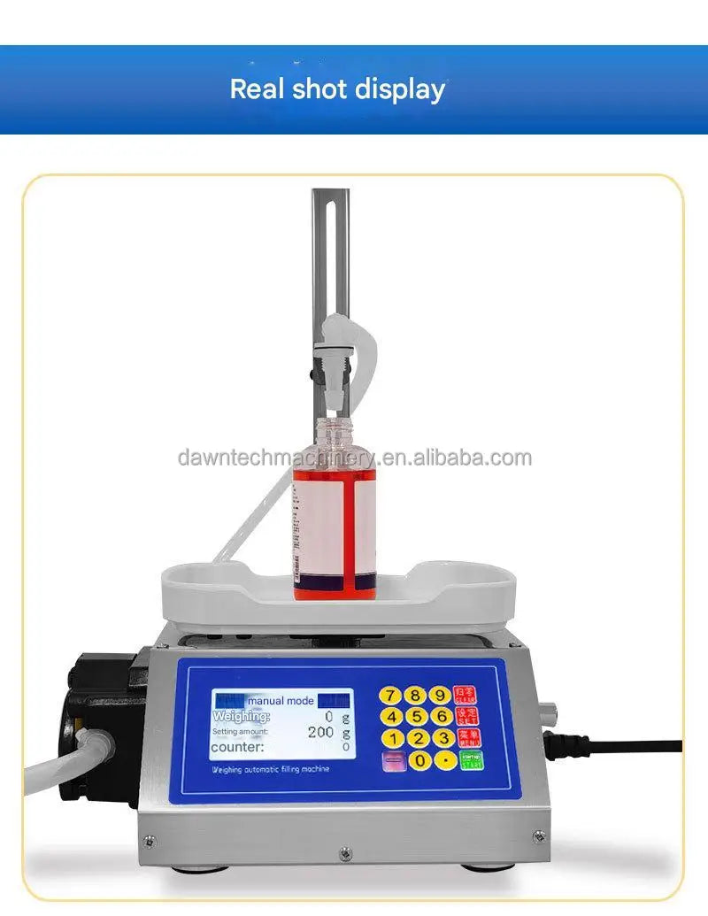 Honey Beverage Oil Shampoo Perfume Essence Dispensing Cosmetic Small Weighing Liquid Can Bottle Filling Machine