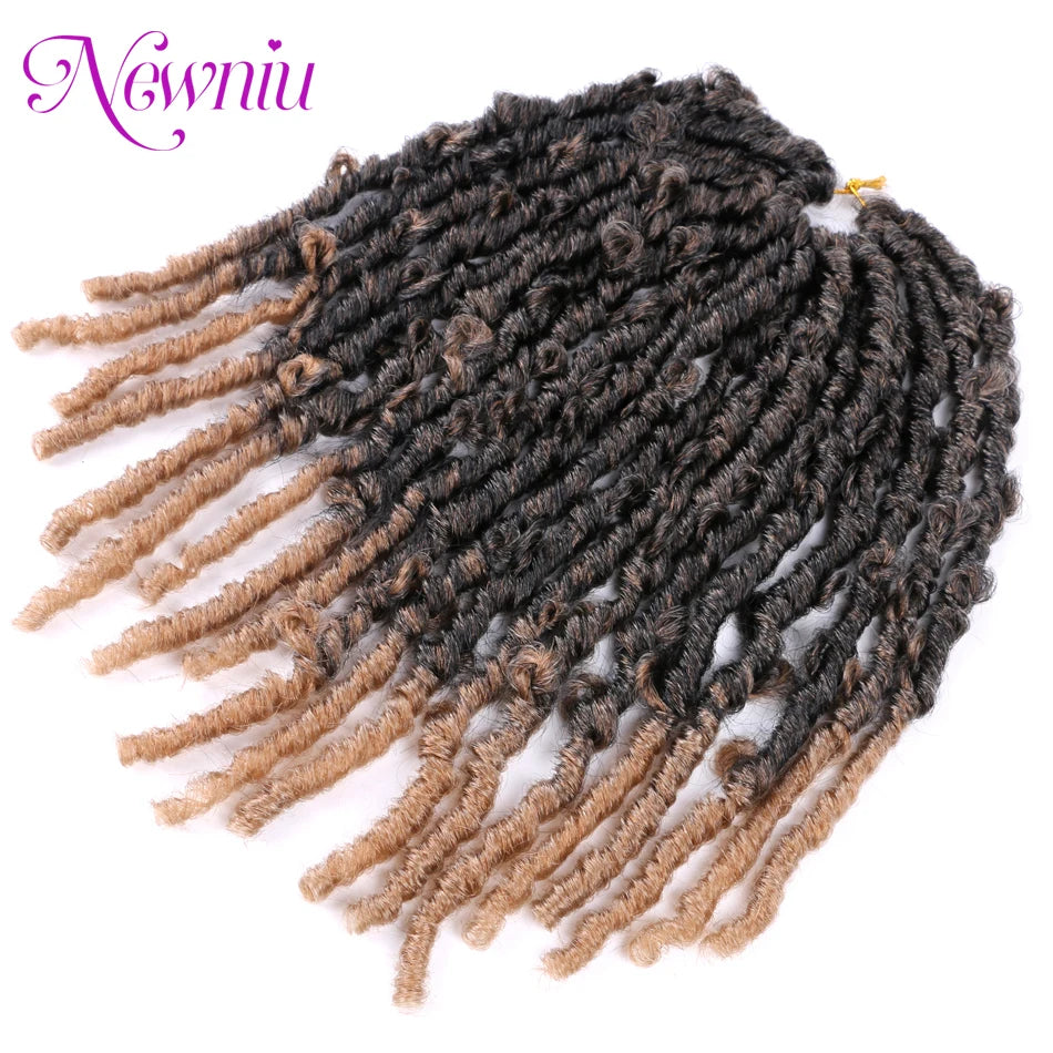 Butterfly Locs Crochet Braids Hair Synthetic Dreadlocks meche Faux Locs Crochet Hair Extensions for women braiding hair