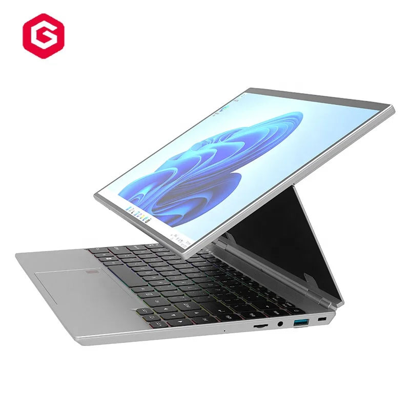 Fashionable Touch Screen Laptop 14 Inch Celeron 11th Gen N95 Yoga Laptop 2 in 1 Laptop