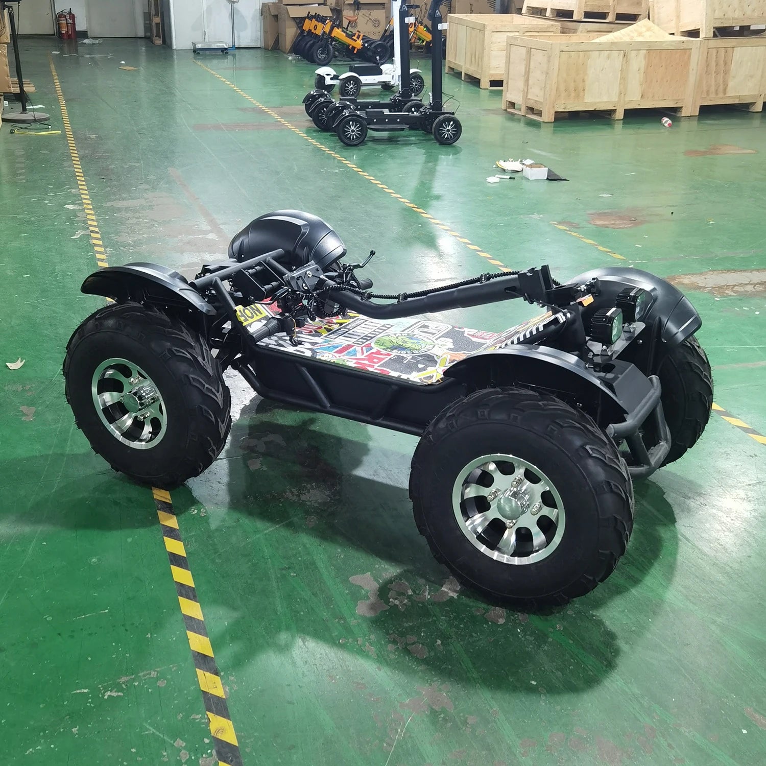 8000w Escooter off Road Mountain 21inch ATV Foldable Adult Mobility Scooters Electric 4 Wheel Heavy Duty