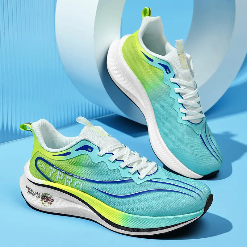 2025 NEW LEAO Comfortable New Carbon Plate Breathable Casual Fashionable Men's Lightweight Fly-knitting Sports Running Shoes