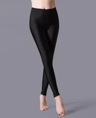 Women Shiny Pant Leggings Hot Selling Leggings Solid Color Fluorescent Spandex Elasticity Casual Trousers Shinny Legging