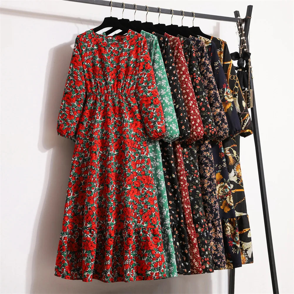 Modest Muslim Dress Women's Spring and Autumn Temperament Waist-Controlled Slimming Eid Ramadan Islam Muslim Long Dress
