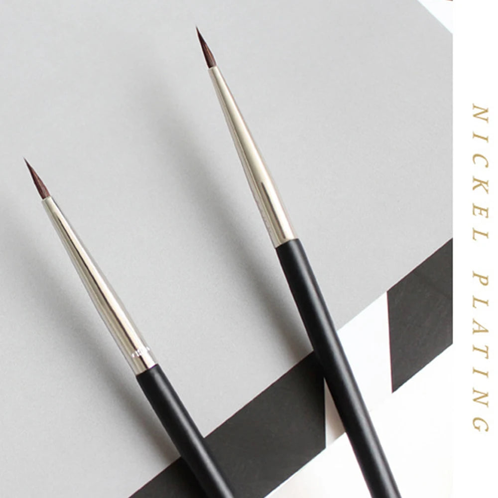 Beauty Makeup Brushes Fine Eyebrow Cream Brush Eyeliner Pen Black Eyeliner Brush Mink Hair
