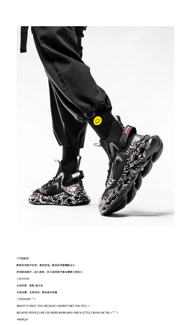 Men's Casual Sneakers Breathable Luxury Trainer Race Shoes Fashion Loafers Running Shoes for Male Comfortable Tenis