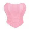 XS-XL  New Breathable Mesh Fishbone Vest Elastic Strapless Vest Chest Hugging Sexy Top