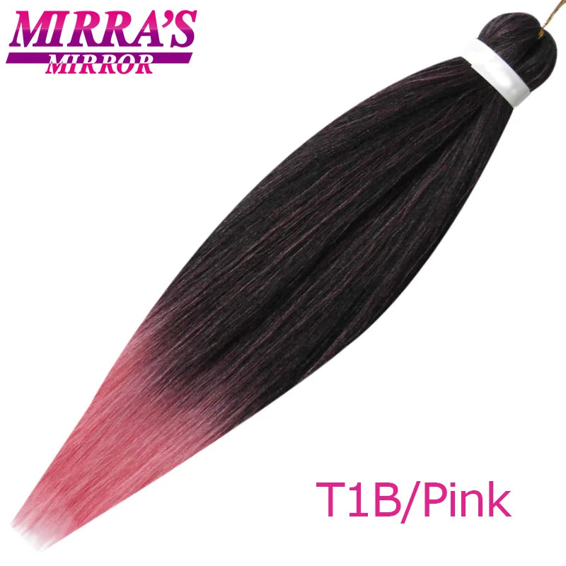 Synthetic Braiding Hair Brown Ombre Hair Extensions Professional Braid Hair for Crochet Twist Braids Soft Yaki Texture