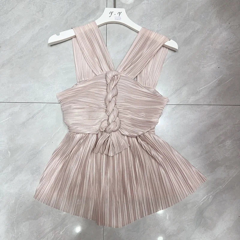 Boutique Wholesale 2026 Summer New Style Fashionable Temperament High-end Feeling Slim Fit and Slimming Women's Shirt