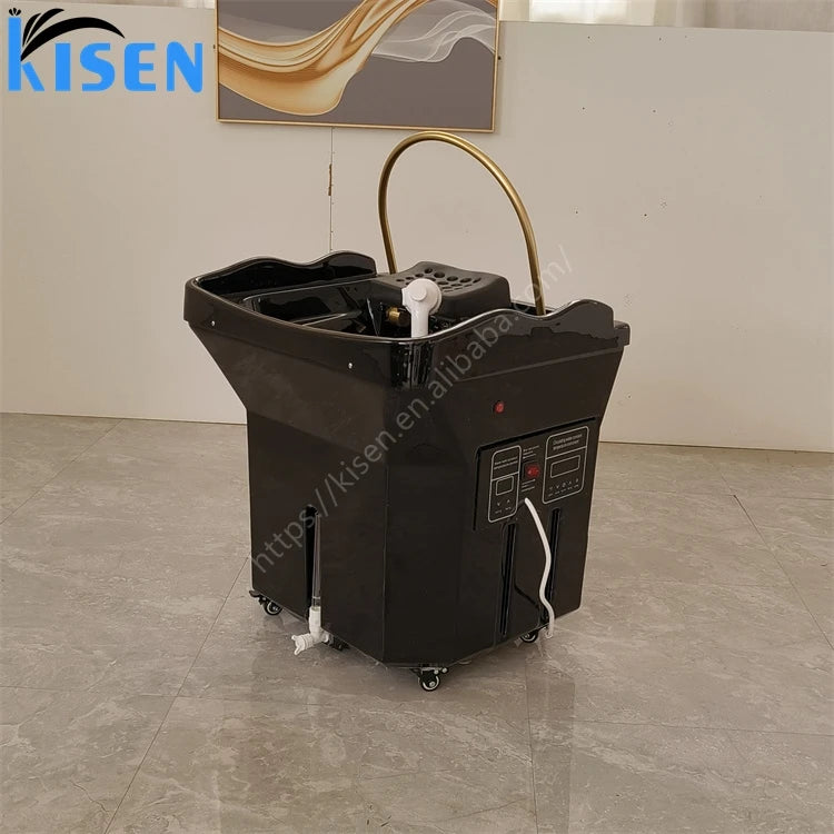 KISEN's Newest Modern Design Portable Comfortable Shampoo Basin for Spa or Gym Use