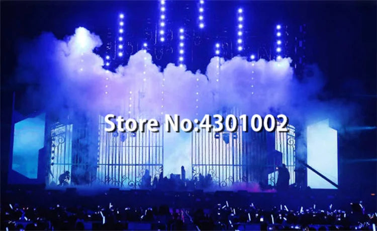 High Power DJ Stage Smoke Machine 24x9W RGB 3in1 Led 1500W Fog Machine DMX Remote Vertical Fogger for Disco Music Party Wedding