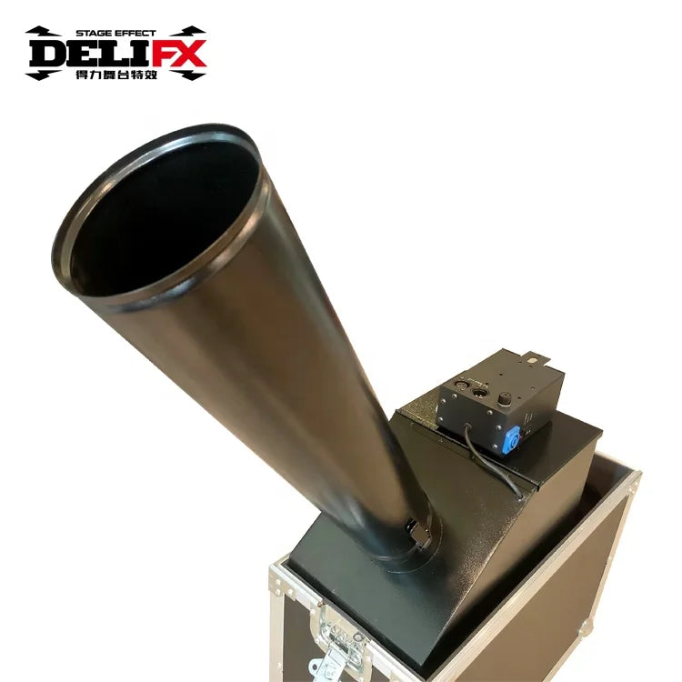 DMX Control Mini Confetti Cannon Machine rainbow Effect Confetti Drop Blaster for Baby Shower Gender Reveal Gig Corporate Events