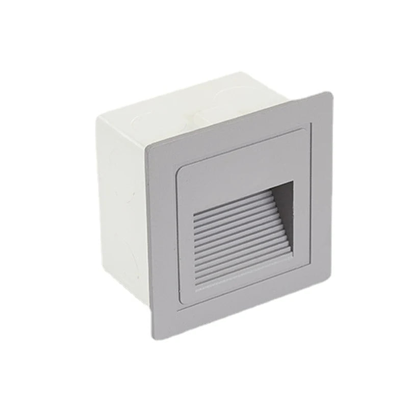 Outdoor Led Stair&Step Light 3W Waterproof Recessed Wall Corner Lamp For Home Landscape Pathway Stairway Garden Yard Footlight