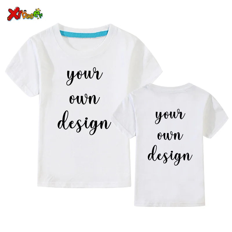 Custom Long Sleeves Shirt Kids Personalized Photo Shirt Children T-Shirt Name Clothing Girl Boy Shirt Toddler Logo Design Shirt