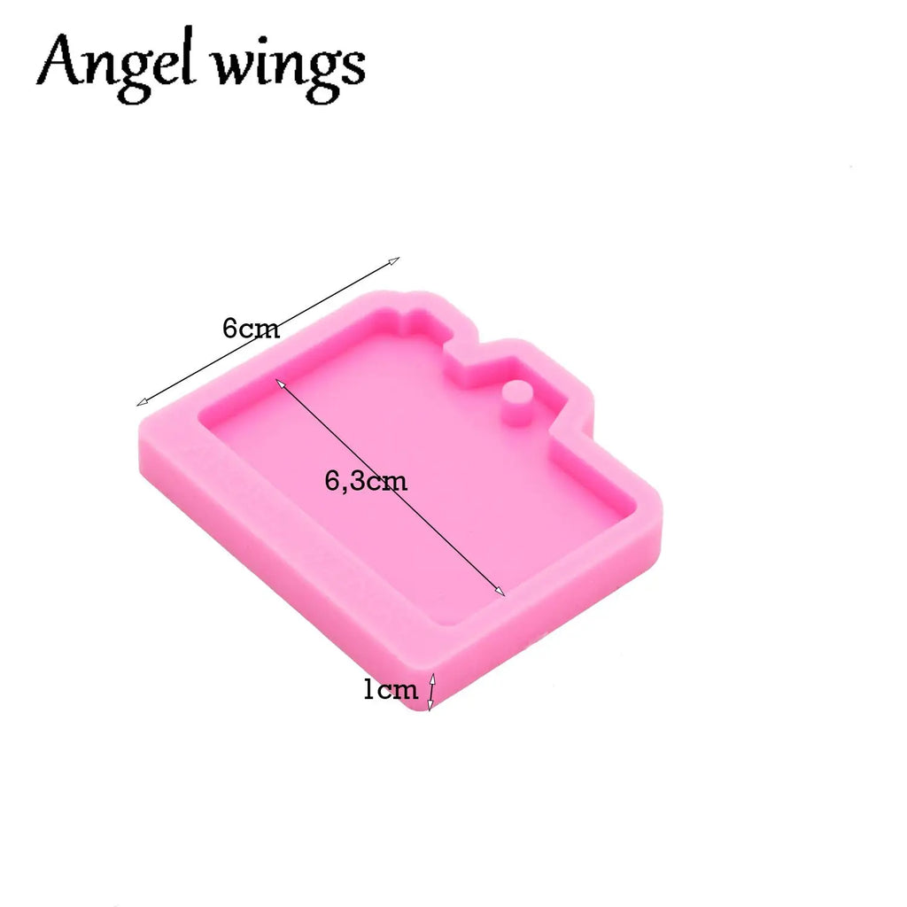 DY0910 Silicone Backpack/Shoes/Glasses/Camera/Hat/Teethr Molds, Keychain Crafts Epoxy DIY Resin art Mold,  Chocolate Cake Mold