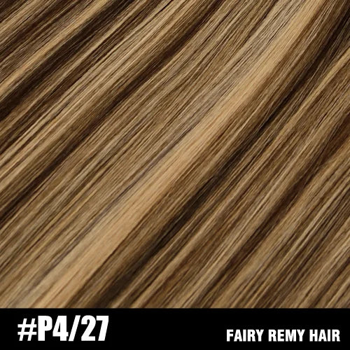 Fairy Remy Hair 20-22" Remy Keratin Flat Tip Human Hair Extensions Straight Capsules Natural Pre Bonded Hair 0.8g/Strand