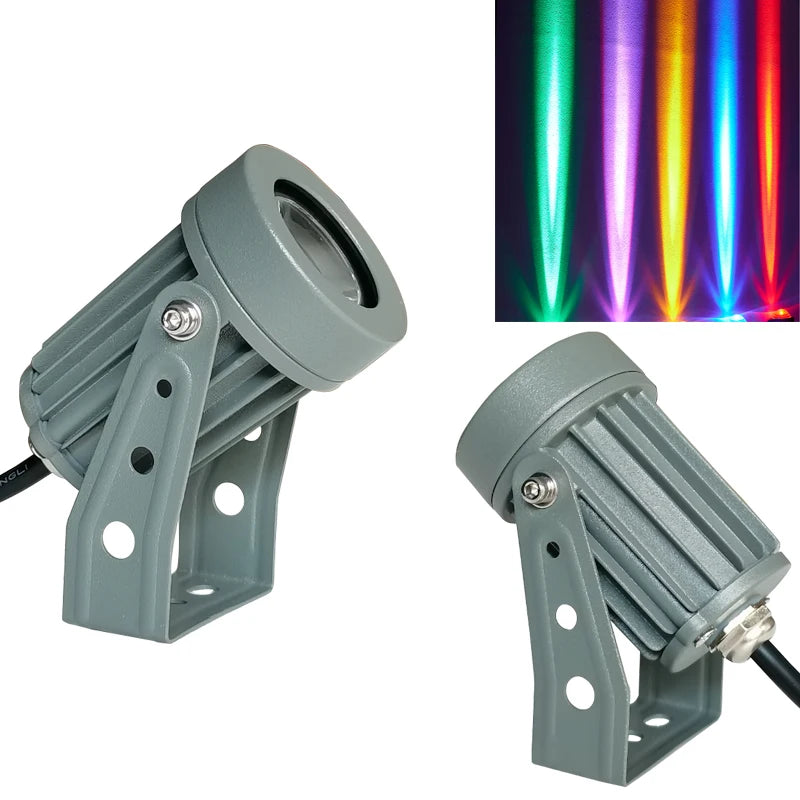 LED Lawn Light  Wall Washer 8W Waterproof Floodlights Narrow Beam Spot Lamp Outdoor Landscape Lighting AC100-240V DC12V