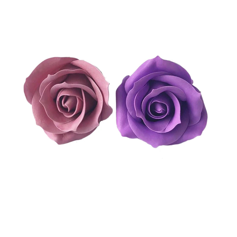 Artificial Natural Soft Rose Flowers Wedding Decoration Bouquet Gifts Blue Cold Beauty Rose Soap Flower