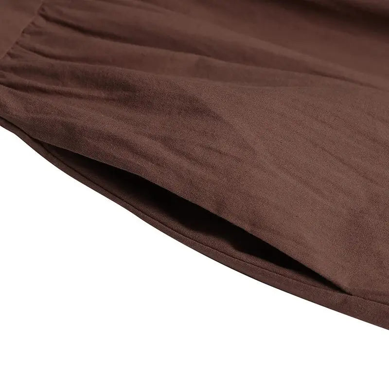 Autumn Women Sundress ZANZEA 2023 Vintage Solid Dresses Female Cotton Robe Casual Long Sleeve Pleated Maxi Vestidos Kaftan