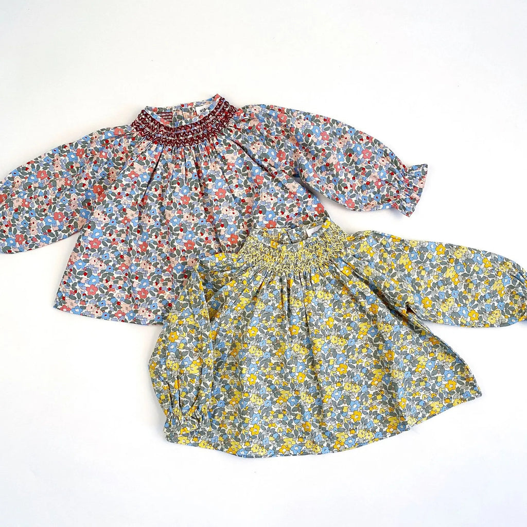 Autumn Spring Children Clothing Toddler Baby Girls Clothes Cotton Long Sleeve Flower Embroidery Baby Girls T-shirt Kids Shirt