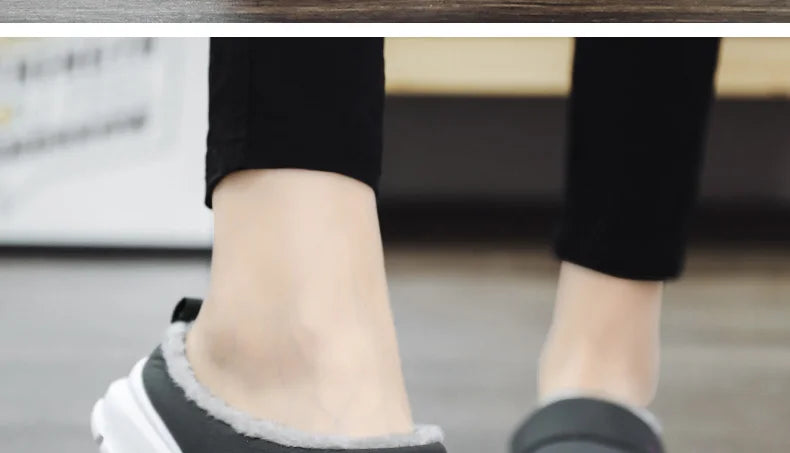 Winter Men Women Plush Slippers Home Indoor Warm House Cotton Shoes Room Lightweight Plus Big Size 47 48 49 Cheap Dropshipping