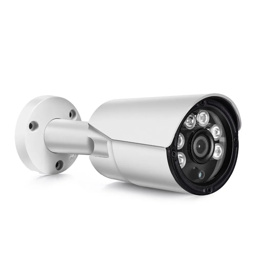 AZISHN Wide Angle 2.8mm FULL Color 4K 8MP H.265 IP Camera P2P AI Face Detection IP67 POE Video Outdoor Camera XMEYE 5MP 4MP