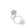 Pink Baguette CZ Rings Iced Out Finger Ring Women Man Fashion Jewelry
