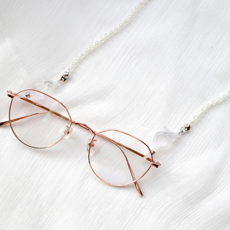 Fashion Glasses Chain For Women Mask Lanyard Holder Transparent Heart Flower Charms Sunglasses Chain Neck Strap Jewelry Gift