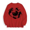 Surrealist Skate Globe Graphic Crewneck Sweatshirt, US Warehouse, 6 Colors