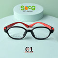 Secg Brand Children's Glasses Silicone Frames For Boys And Girls Students Super Light Comfortable Myopia Frames With Gasses