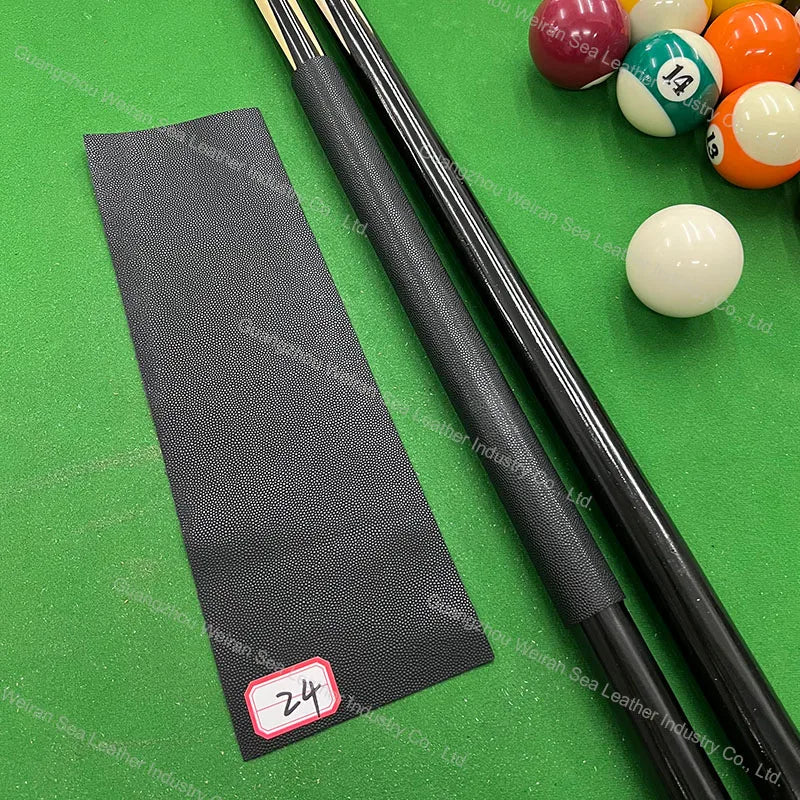 Genuine Cow Skin Pool Billiards Cue Grips Non-Slip Protective Sleeve Wrap with Different Print Pattern Genuine Leather Club Wrap