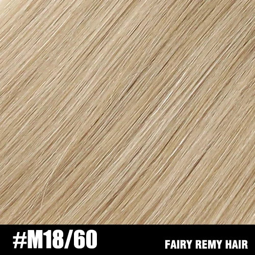 Fairy Remy Hair 20-22" Remy Keratin Flat Tip Human Hair Extensions Straight Capsules Natural Pre Bonded Hair 0.8g/Strand