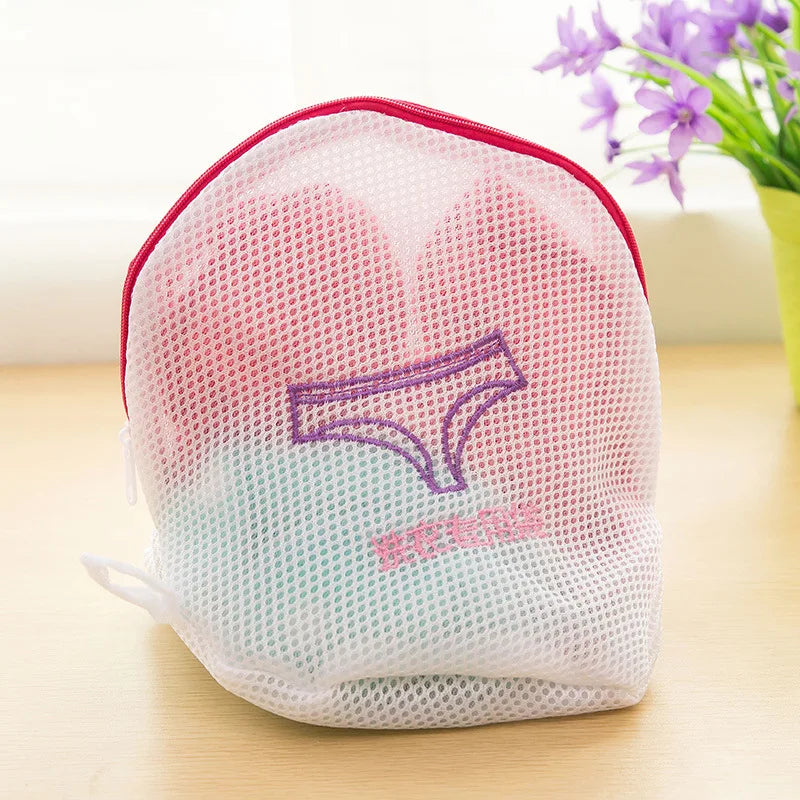 Clothes Wash Kit Washing Bra Socks Underwear Mesh Zippered Lingerie Laundry Bag Washing Machine Dirty Laundry Bags